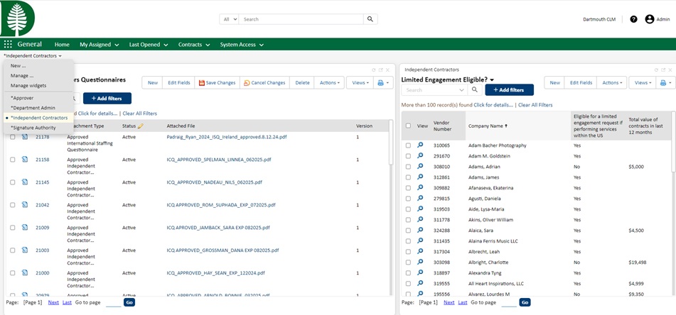 IC Dashboard