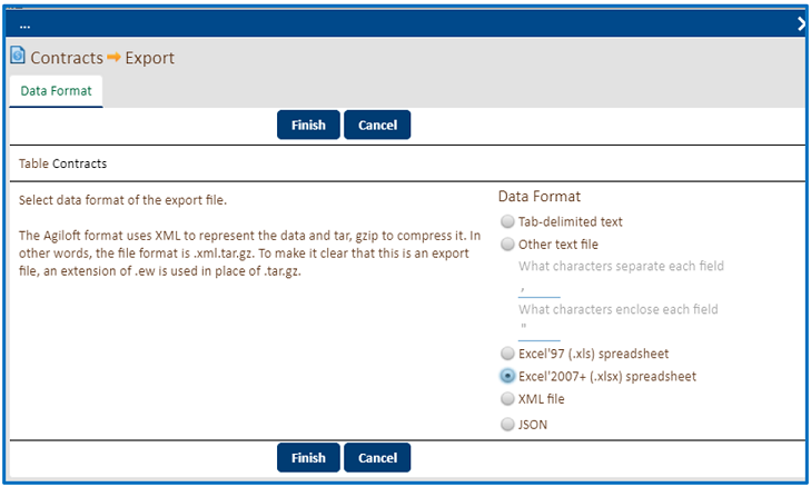 Export records to Excel