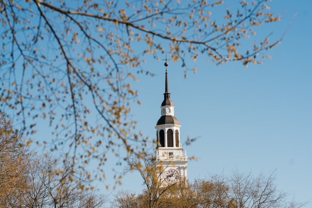 Baker Tower in Spring