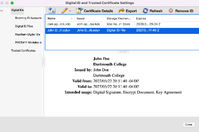 Mac Digital ID